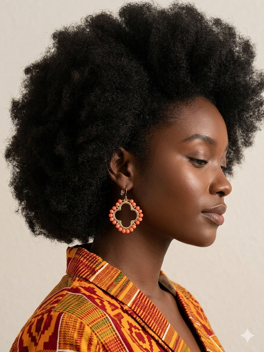 Pomina Beaded Drop Earring
