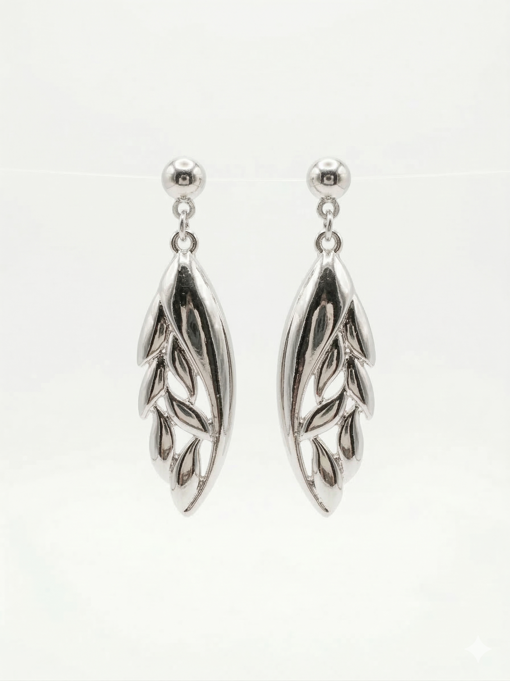 Pomina Leaf Inspired Drop Earrings
