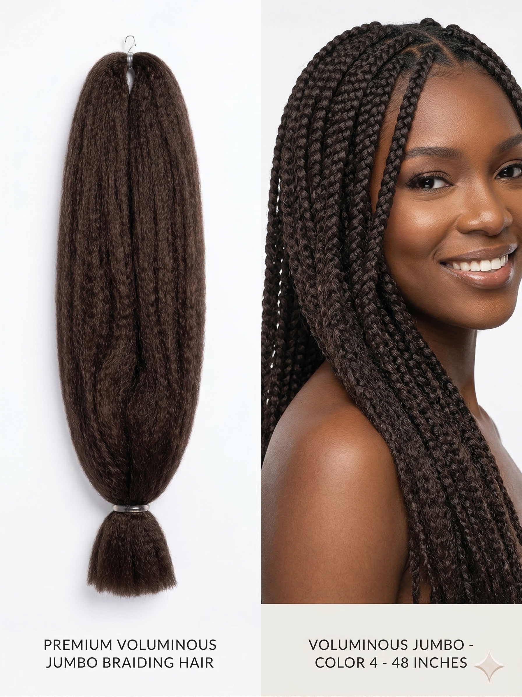 Super Silky Jumbo Braiding hair 6 Pcs