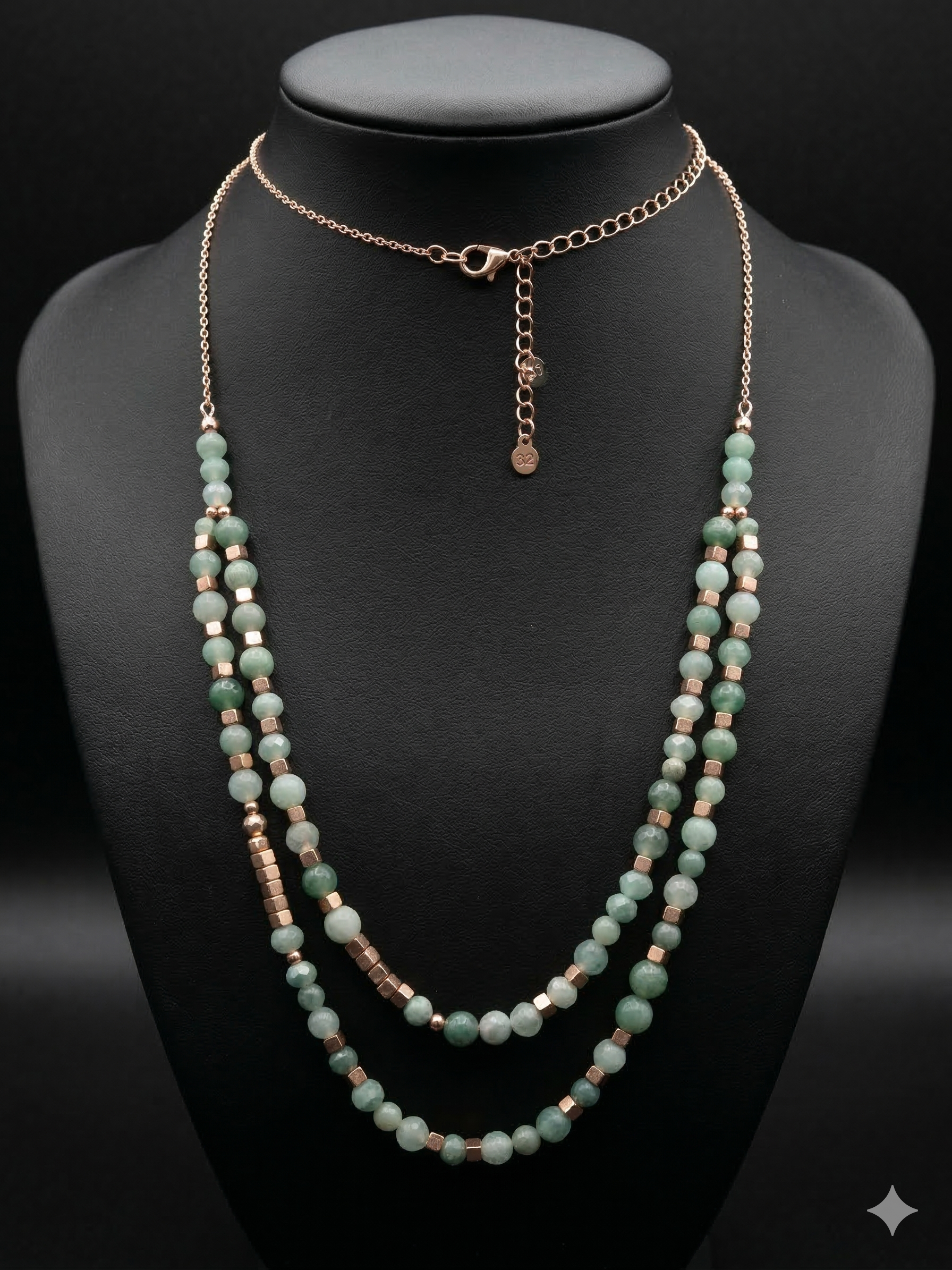 Pomina 2-layer Beaded Necklace