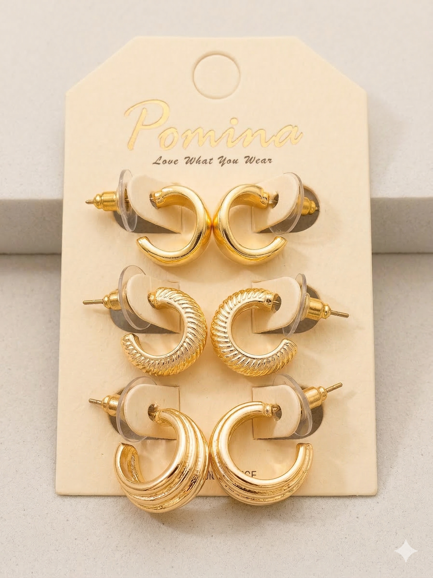 3-Set Pomina Earring Set