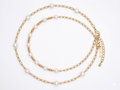 Pomina 2pcs Gold Chain with Multicolored Beads