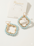 Pomina Beaded Drop Earring