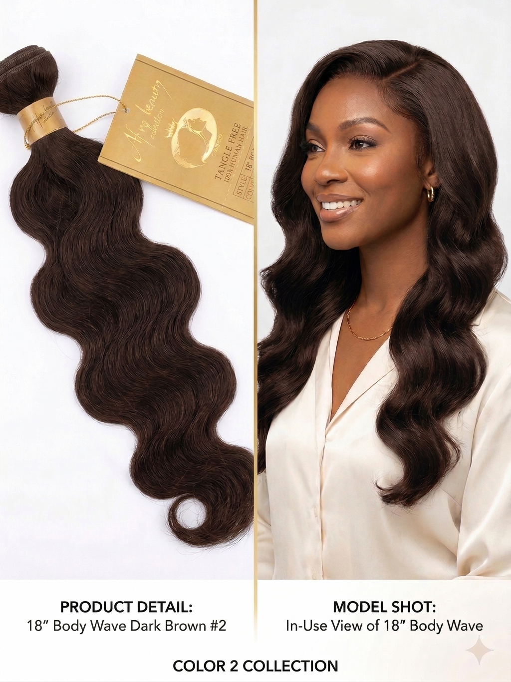 High Definition Sensational Wave 100% Human Hair, Double Weft, Quick Weave, Sew in
