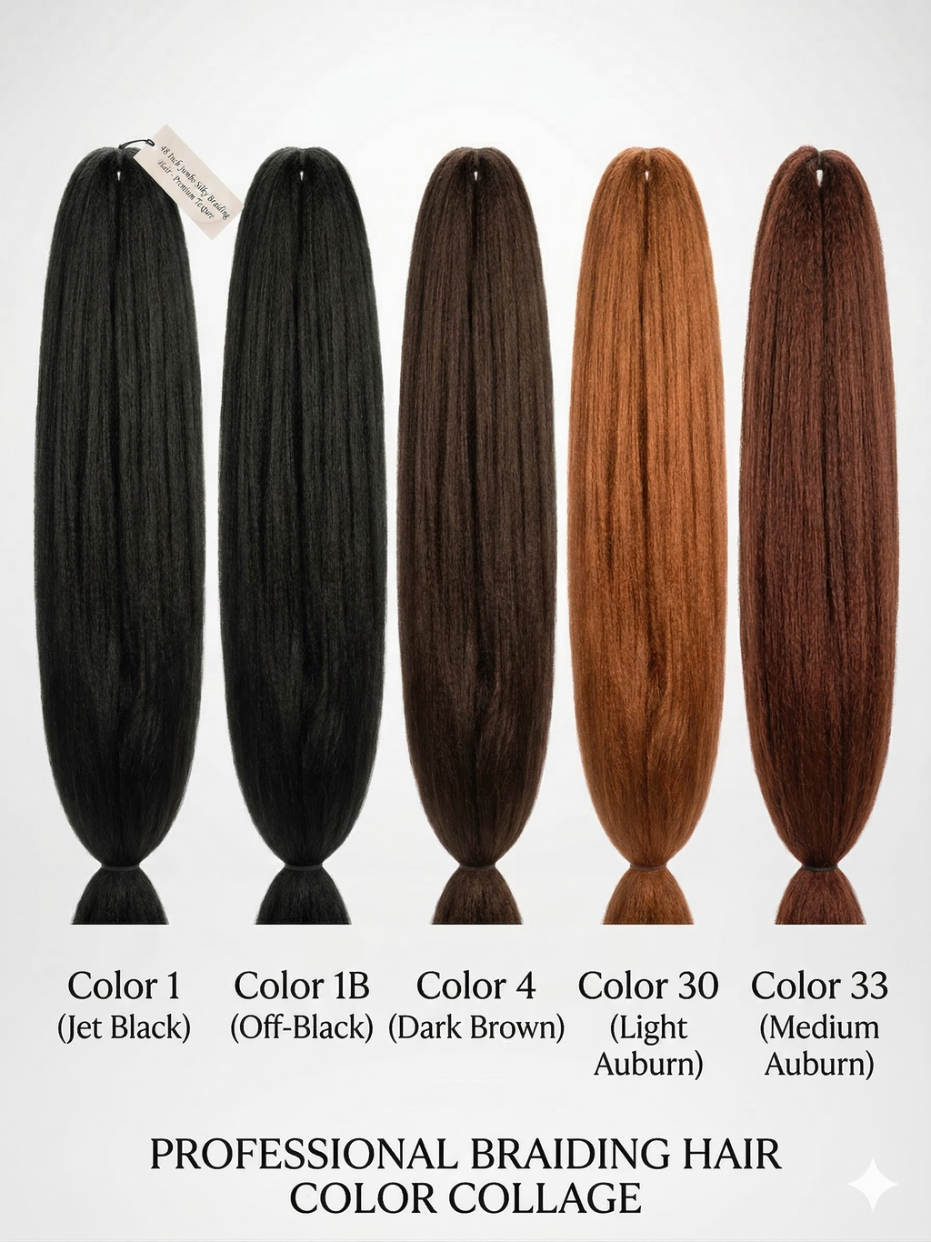 Kanekalon Braiding hair 84 inches, Unstretched