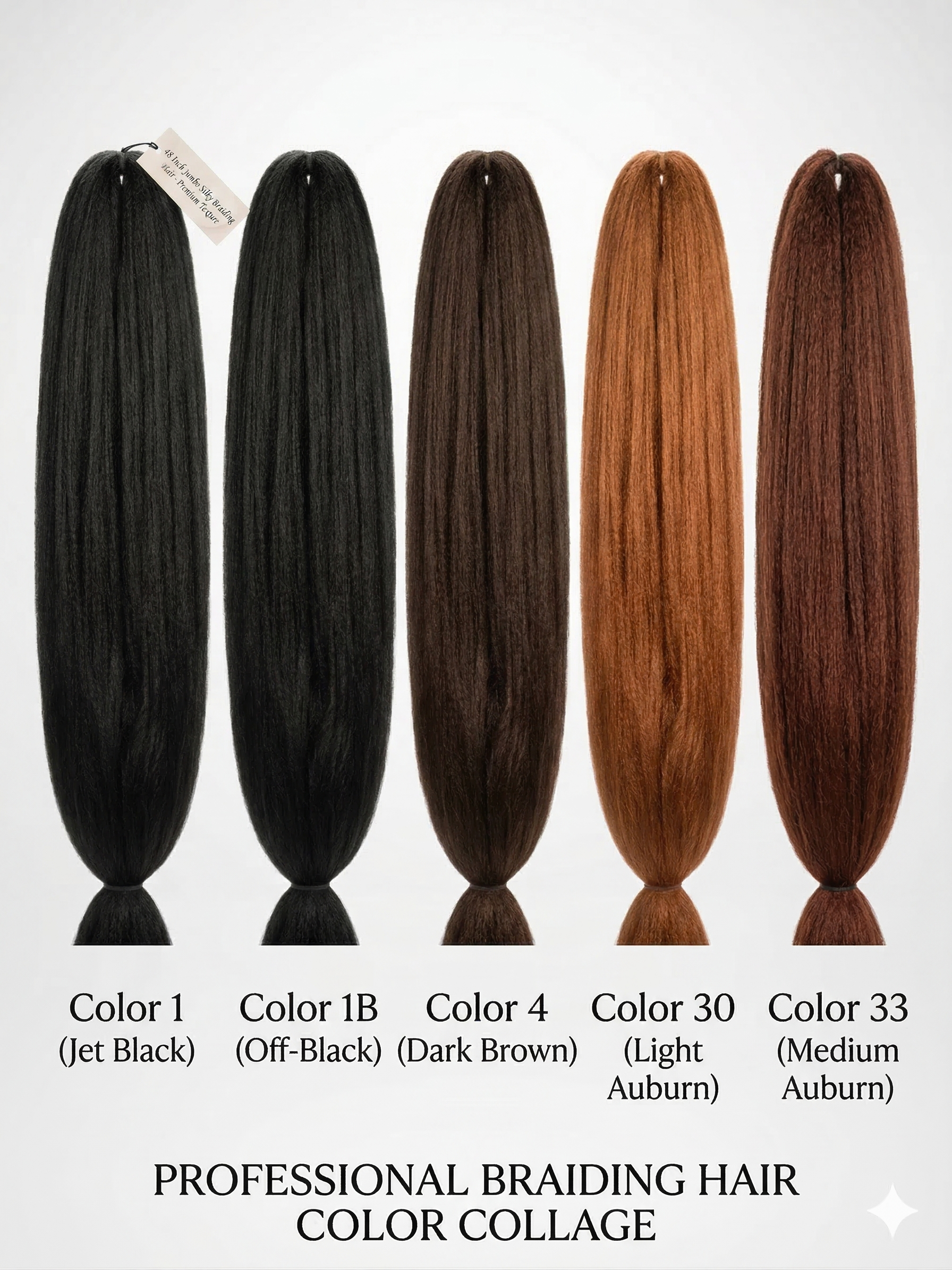 Kanekalon Braiding hair 84 inches, Unstretched