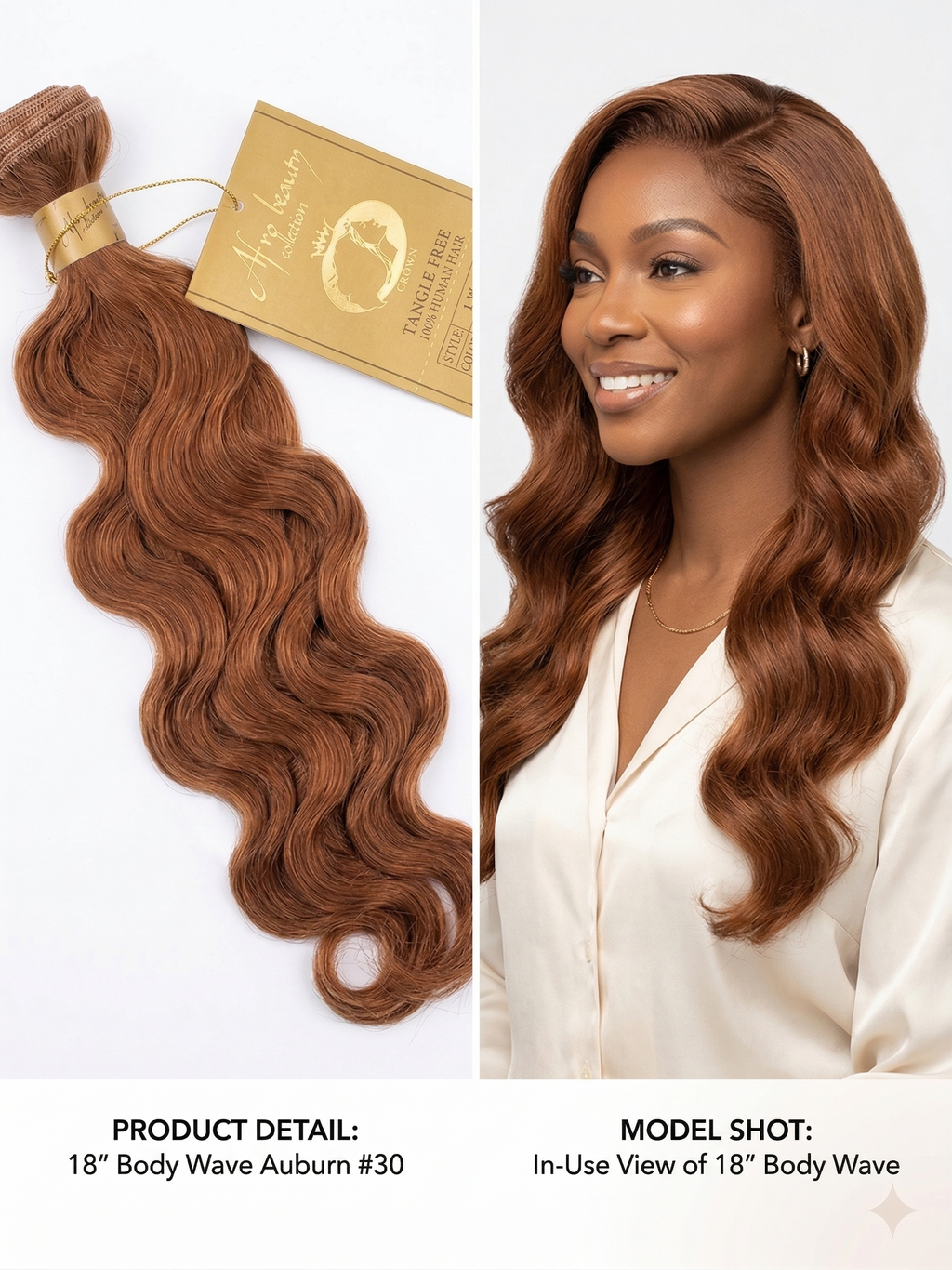 High Definition Sensational Wave 100% Human Hair, Double Weft, Quick Weave, Sew in