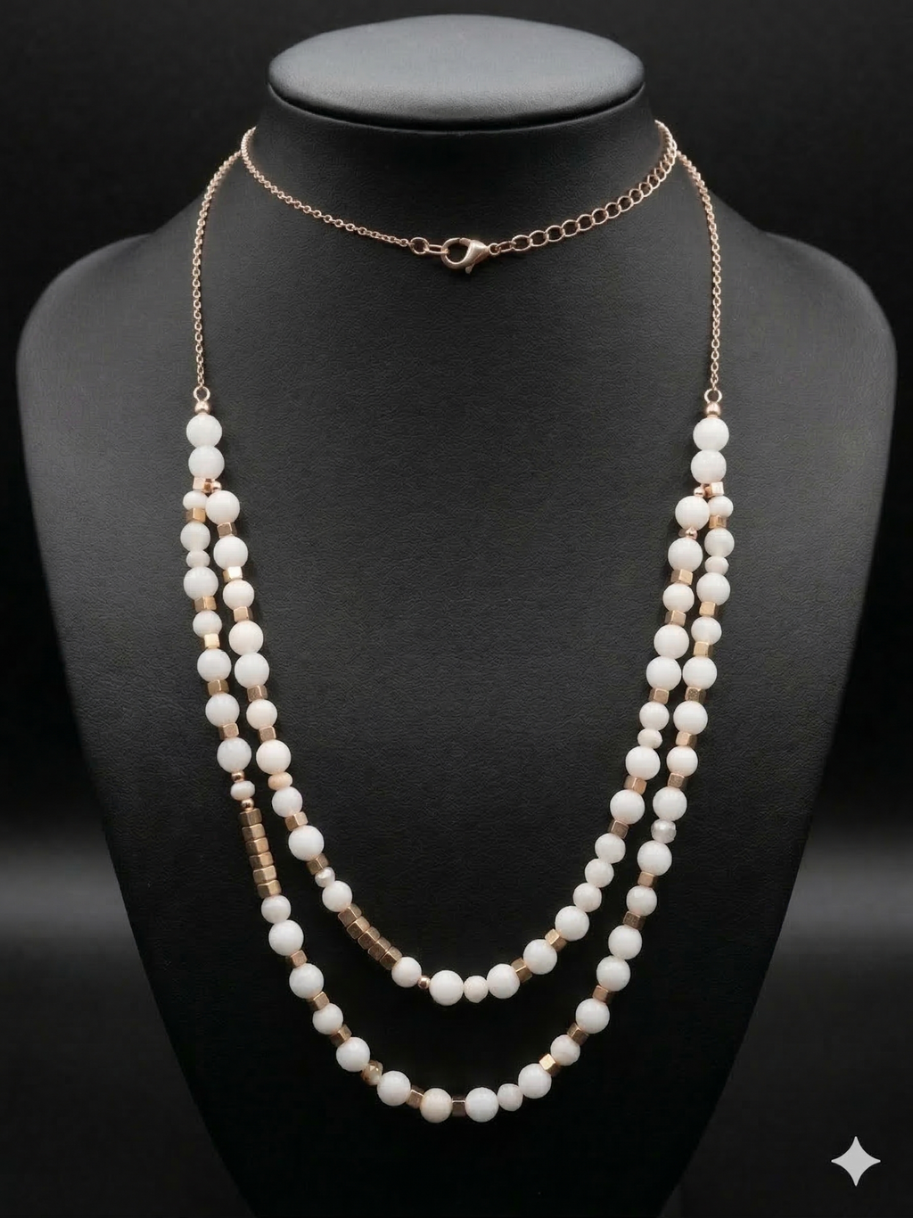 Pomina 2-layer Beaded Necklace