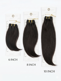 3 Pc Kanekalon Hair, 6,8,10 inches, Straight, Single Weft, Sew in, Quick weave