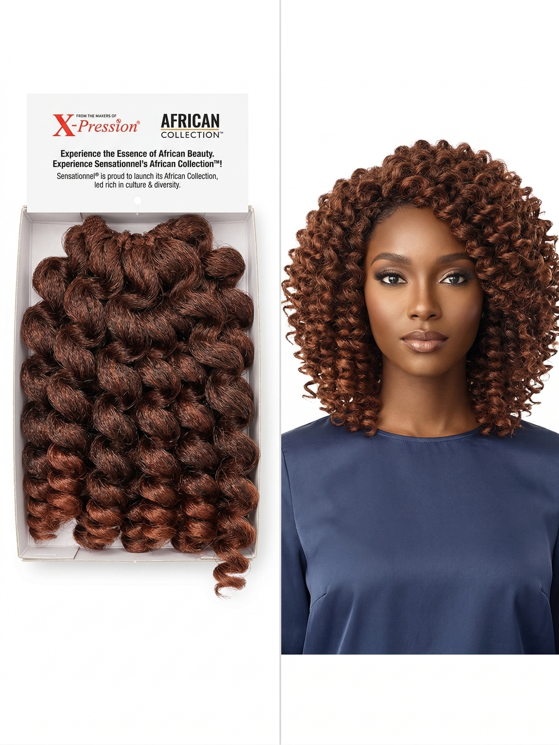 Jamaican Bounce Crochet Loops set of 2 Color 1b/3500