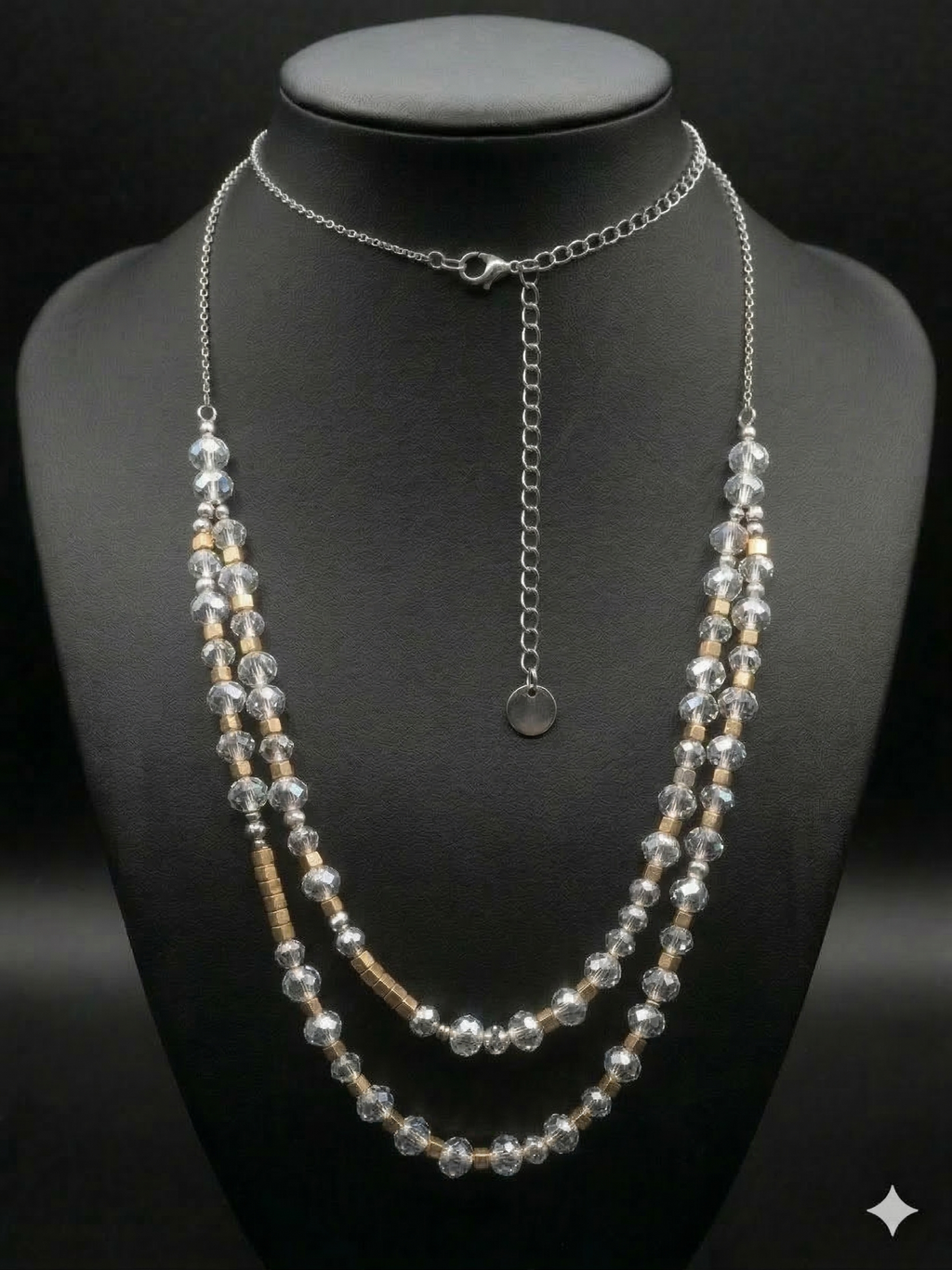 Pomina 2-layer Beaded Necklace