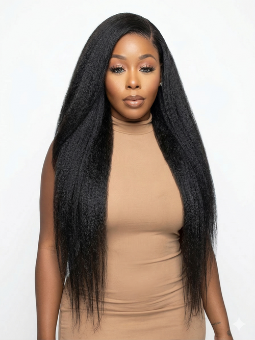 100% Yaki Weave Straight Perm Hair Bundles