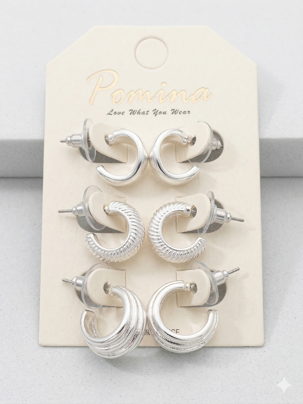 3-Set Pomina Earring Set