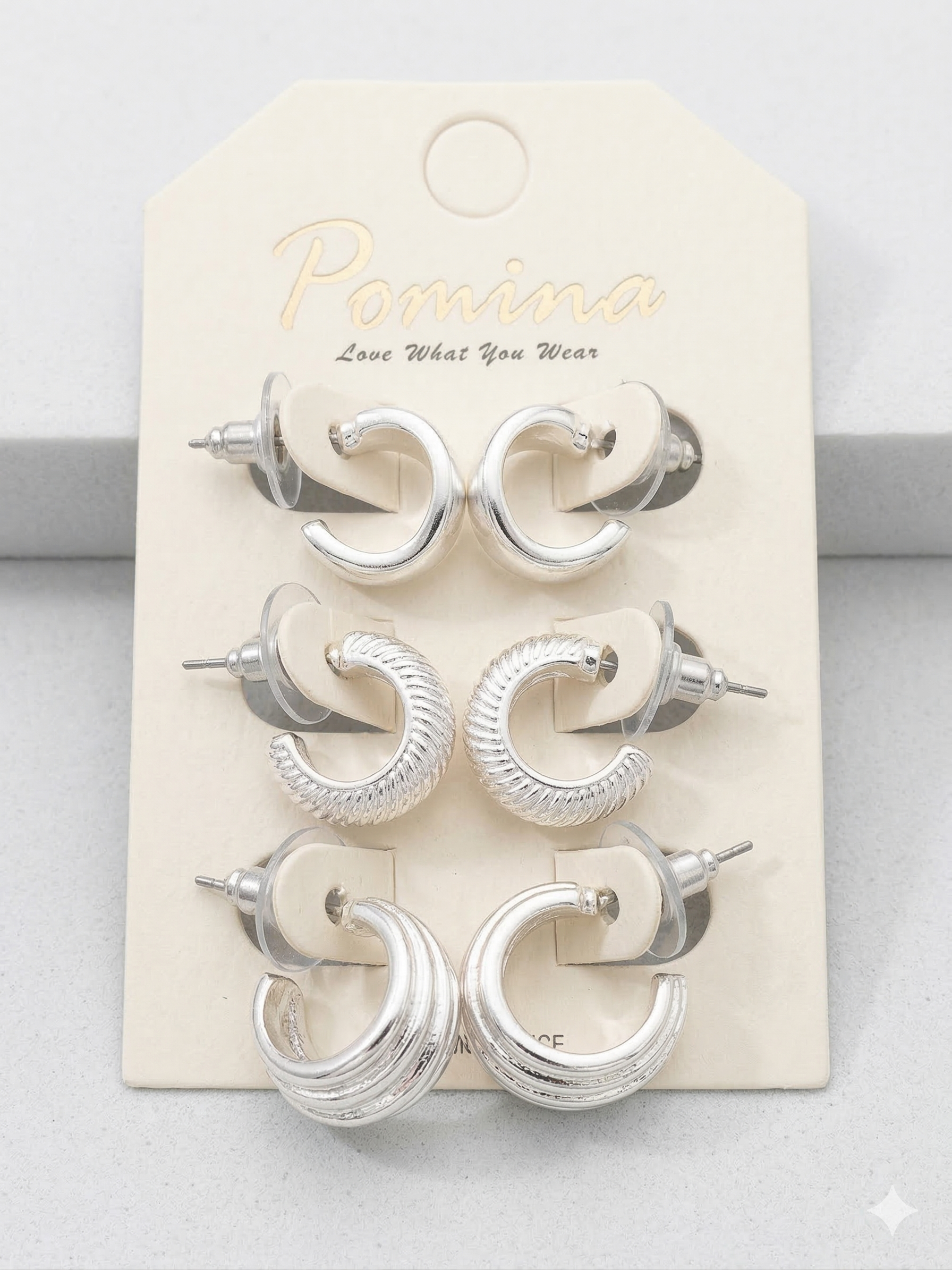 3-Set Pomina Earring Set