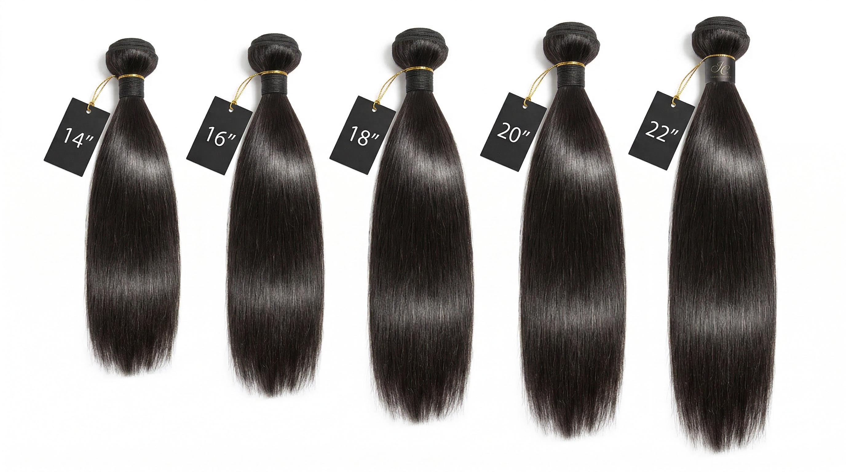 100% Human Hair Bundle, Straight, Double Weft, Sew in, Quick Weave
