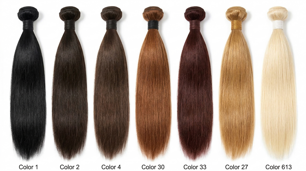 100% Human Hair Bundle, Straight, Double Weft, Sew in, Quick Weave