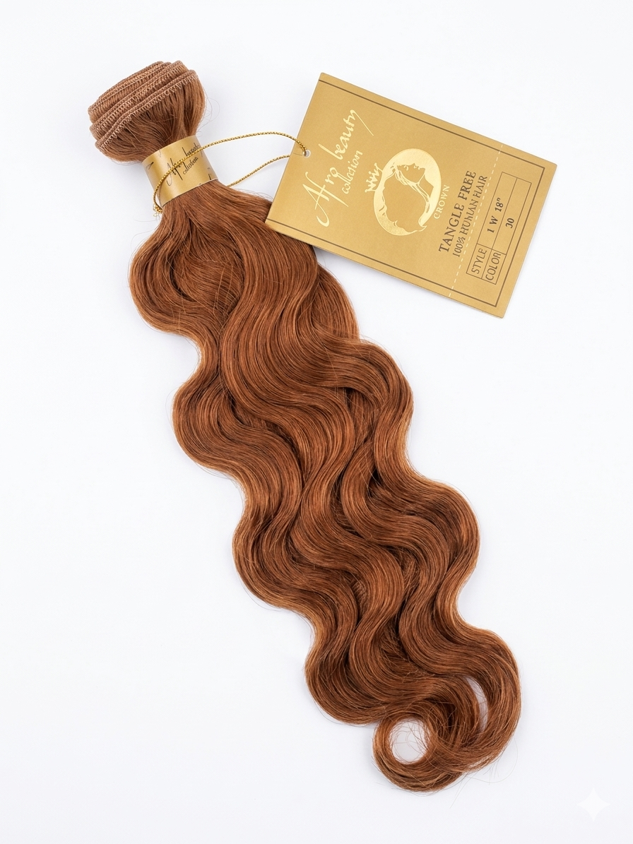 High Definition Sensational Wave 100% Human Hair, Double Weft, Quick Weave, Sew in
