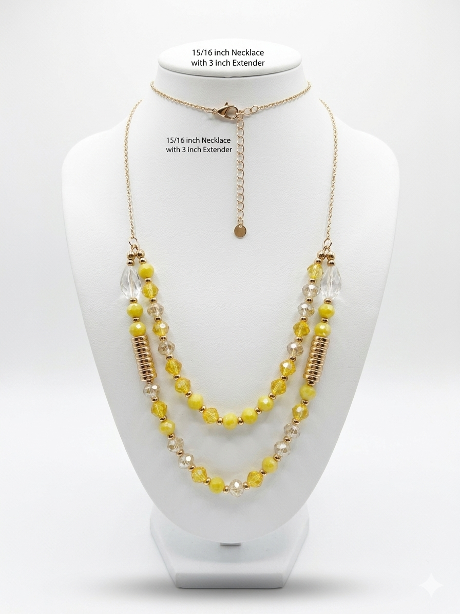 Pomina 2-layer Glass Bead Set