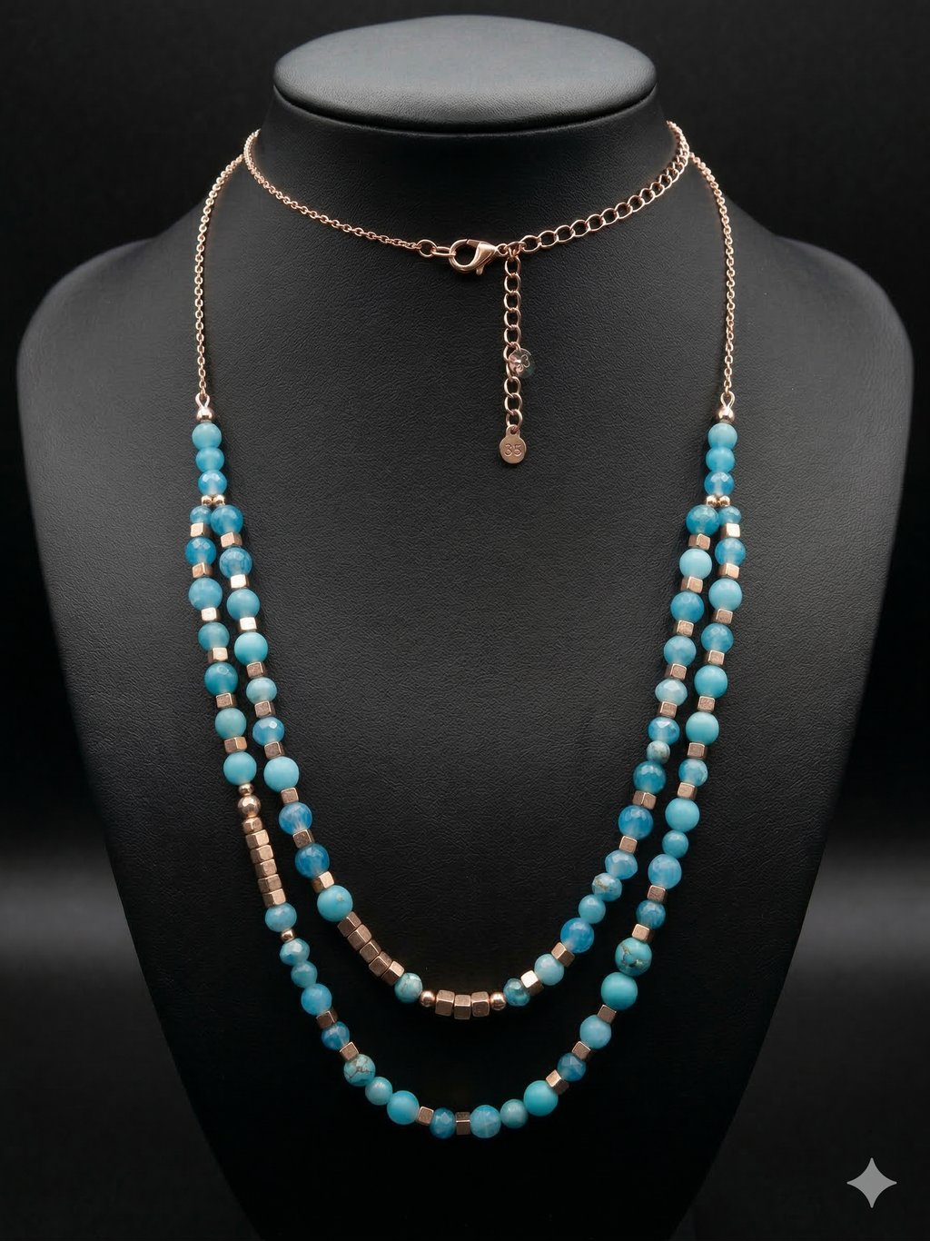 Pomina 2-layer Beaded Necklace
