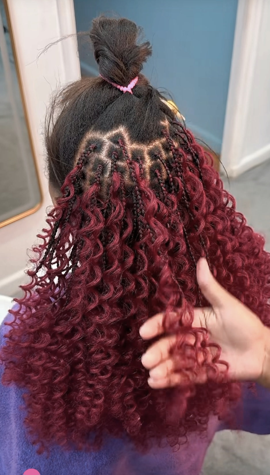 Jamaican Bounce Crochet Loops set of 2 Color 1b/3500, Syntethic Boho Hair, Braiding hair